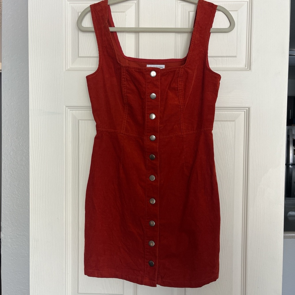 Urban Outfitters. Corduroy Button-Down Mini Dress. Size 4. Perfect Condition.